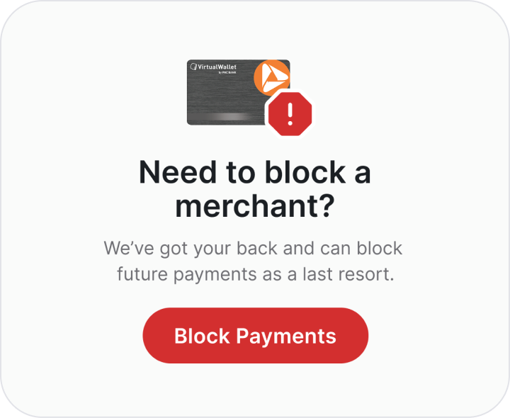 Subscription notification card